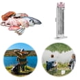 thumbnail image 3 of Barra Pesca Barril Caña Soporte Pescar Accesorios Base Desmontable Ajustable, 3 of 9