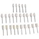 thumbnail image 5 of Brocas de Molienda de Fieltro de Lana, Rueda de Pulido de Fieltro de 1/8 Pulgadas 2 Formas Accesorio 25pcs 3 Tamamosos para Herramienta Rotativa para Joyas para Reloj, 5 of 7