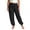 Black-AnuYalue pants - women', variant on Womens Plus Size Harem Pants Loose Dance Lounge Trousers Casual Baggy Sweatpants High Waisted Tapered Pants