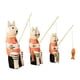 thumbnail image 3 of 3 piezas de estatuas de gatos, figuras decorativas, adornos creativos de madera para mesa. Blanco Naranja, 3 of 9