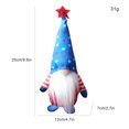 thumbnail image 2 of ¡No Te Lo Pierdas!, Muñeco del Día de la Independencia, sombrero de rayas y estrella, enano Rodolfo, anciano sin rostro, decoración Akmoler, 2 of 6