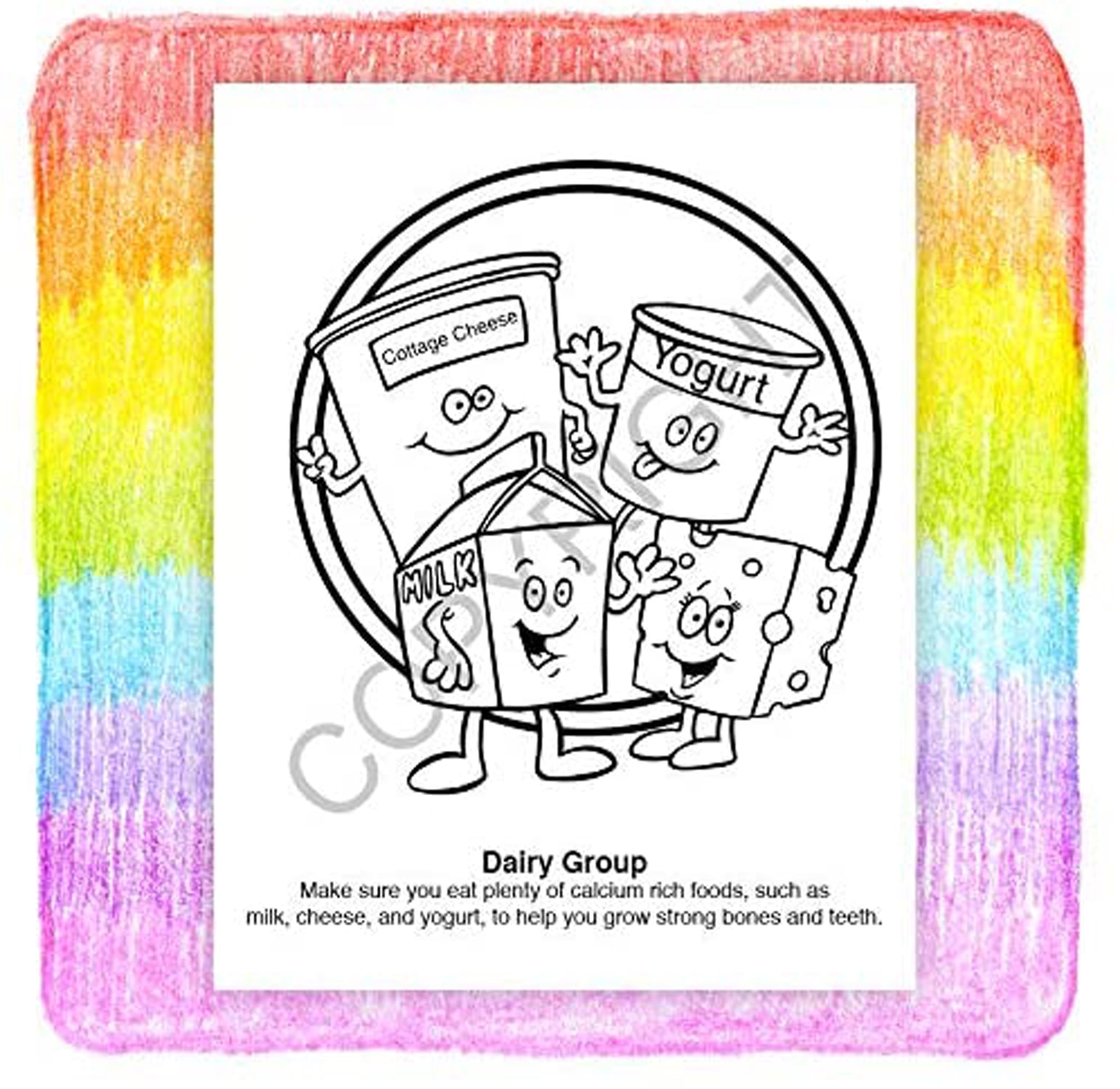 25 Pack - Eat Right, Eat Healthy Kid's Coloring & Activity Books