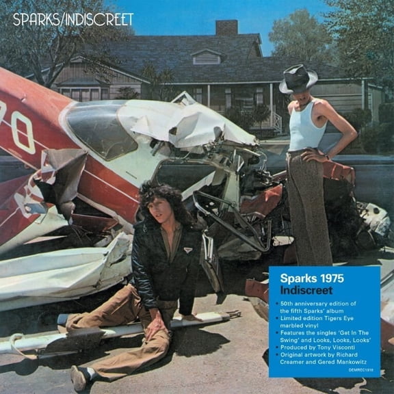 Sparks - Indiscreet: 50th Anniversary - Limited 'Tiger's Eye' Colored Vinyl - Music & Performance