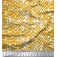 thumbnail image 1 of Soimoi Viscose Chiffon Fabric Snake Animal Skin Printed Craft Fabric by The Yard 42 Inch Wide, 1 of 3