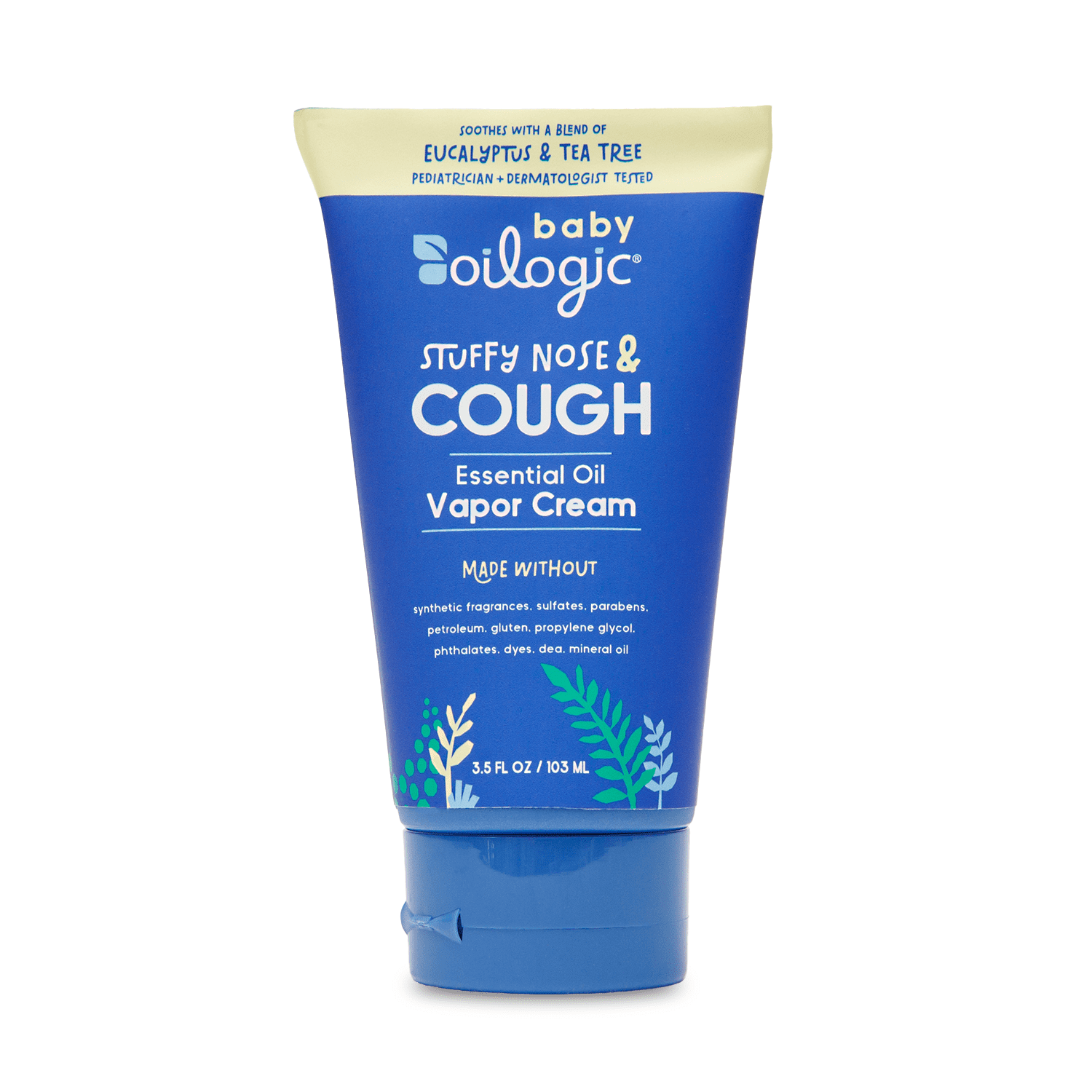 Oilogic Baby Stuffy Nose & Cough Vapor Cream, 3.5 FL OZ