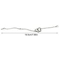 thumbnail image 3 of Double Love Heart Soulmate Crystal Bracelet Alloy Adjustable Hand Chain for Woman Jewelry Gift, 3 of 4