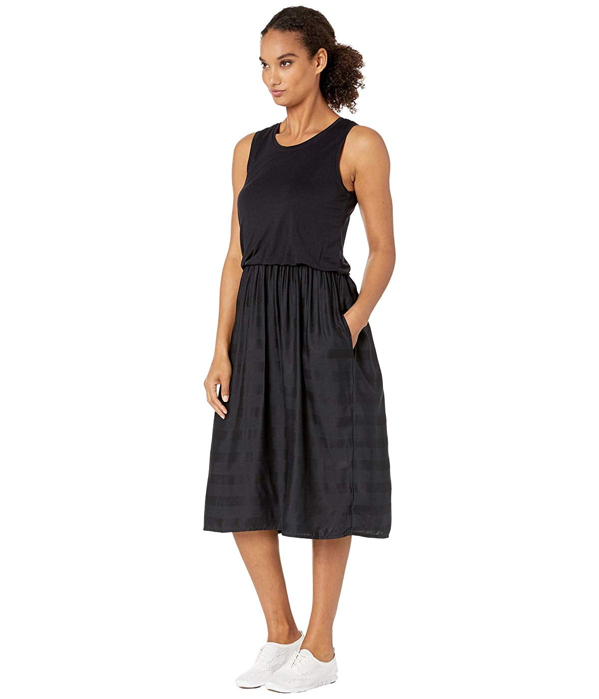Prana Perry Midi Dress Black - Walmart.com