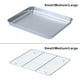 thumbnail image 5 of Matsuzay Bandeja multifuncional de acero inoxidable para fácil acceso y almacenamiento de alimentos bandeja de almacenamiento de alimentos Herramientas y accesorios para hornear estante 304net medio, 5 of 6