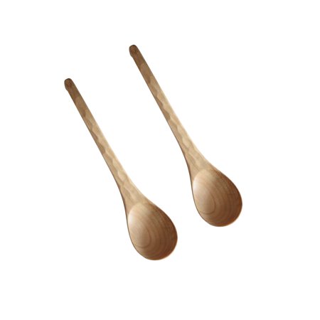 

2 Pcs Wooden Spoons Creative Hand Carved Tortoise Shell Pattern Antislip Spoons Kitchen Soup Spoons - Original Color