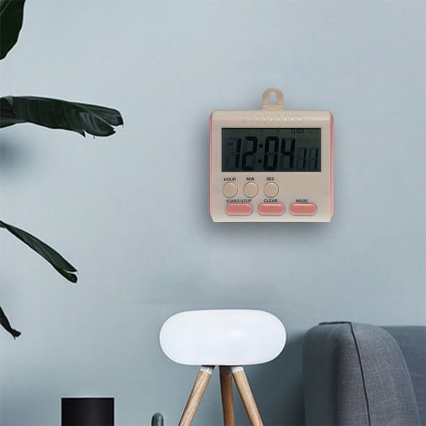 Temporizador Portátil Multifunción de Cocina Xihbxyly para Menores de 10 Años Electrónico 24 Horas Grabadora Digital En Chino E Inglés