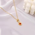 thumbnail image 4 of Jewelry On Clearance Exquisite Temperament Imitation Gold Crystal Necklace Clavicle Chain Gift Gold, 4 of 4