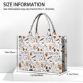 thumbnail image 3 of Large Capacity Tote Bag,Trick or Treat Halloween Pattern Handbag Fashion Luxury Tote Bag,15.7"x13"x 5.1" Inches,Laptop Compatible, 3 of 6