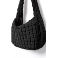 thumbnail image 3 of Bolsa de mano acolchada ODODOS para mujer, color negro, 3 of 6