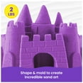 thumbnail image 4 of Kinetic Sand, 2lbs Purple Play Sand, Moldable Sensory Toys for Kids, Resealable Bag (Packaging May Vary), for Ages 3 and up, 4 of 13