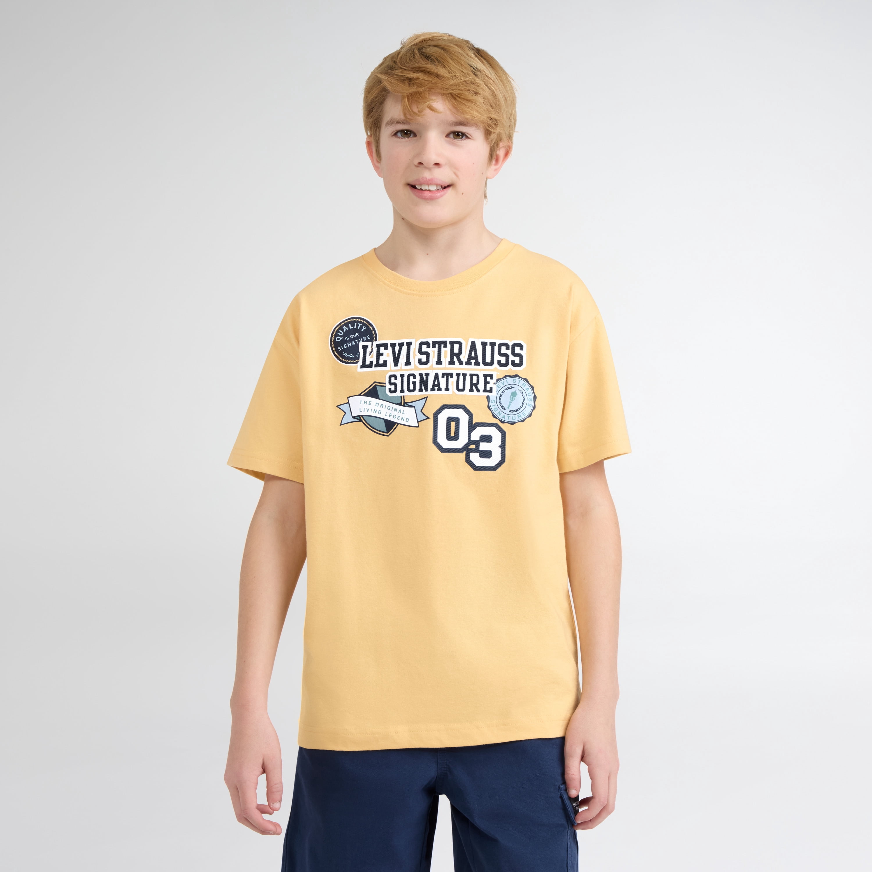 Levi Strauss Signature Boy Short Sleeve Graphic Tee, Sizes 4-18