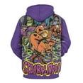 thumbnail image 3 of Scooby Doo Unisex Adult Sweatshirt Novelty Hoodie 3D Print Casual Sweater Jacket Pullover Hoodie Fall Winter Clothes 2XL, 3 of 8