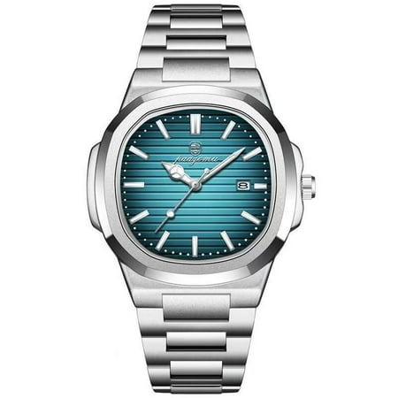 Men Watch Waterproof Stainless Steel Watch for Men Analog Fashion Watch Easy Read Men Dress Watch Luminous Watch Quartz Watch