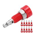 thumbnail image 4 of Banana Jack Banana Connector Panel Banana Adapter Panel 10pcs 2mm Banana Female Jack Socket Connector Adapter Panel Mini Binding Post For Electronic Instrument, 4 of 8