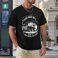 thumbnail image 4 of Jesus Made Me A Fisherman Exuberant Men's Cotton Short Sleeve HD Print Tee for Casual T-Shirt Crew Neck Top Black 3XL, 4 of 7