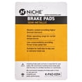 thumbnail image 3 of Niche Rear Brake Pad for Suzuki Boulevard Semi-Metallic Motorcycle 2 Pack 519-KPA2426D, 3 of 6