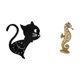 thumbnail image 5 of Reloj de pared con diseño de gato, bonito reloj de pared de resina, escultura acrílica, ideal para guardería, habitación infantil, sala de estar, dorm, 5 of 8