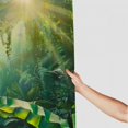 thumbnail image 3 of Orinice Rainforest shower curtain green tree forest plant sunlight primitive natural landscape polyester fabric set 36x72, 3 of 7