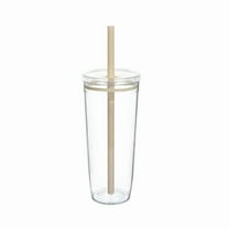 Wooowa Straw Cup with Lid - Portable Drinkware for Smoothies Juices Iced Drinks, Hot Selling for Daily & On-the-Go Use