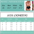 thumbnail image 3 of Mejor Belleza Mujer Traje de Baño de Moda Aumentar el tamaño 2 Piezas Tankini Tops de Bikini y Partes de Abajo Rosa XL, 3 of 8