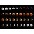 thumbnail image 2 of Peinado, Chechi 24x18 Black Ornate Wood Framed with Double Matting Museum Art Print Titled - Lunar Eclipse, 2 of 4