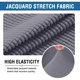 thumbnail image 3 of Jacquard de punto de alta elasticidad, parte inferior elástica antideslizante, protección total para la decoración de la sala de estar, protector de sillón lavable (gris), 3 of 5