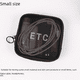 thumbnail image 4 of Bolsa de cosméticos Bolsa de viaje para guardar cosméticos Bolsa de almacenamiento portátil para lápiz labial Bolsa de lavado pequeña de malla simple, 4 of 6