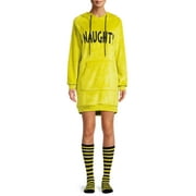 Dr. Seuss Women's Grinch Sleep Lounger with Socks, 2-Piece