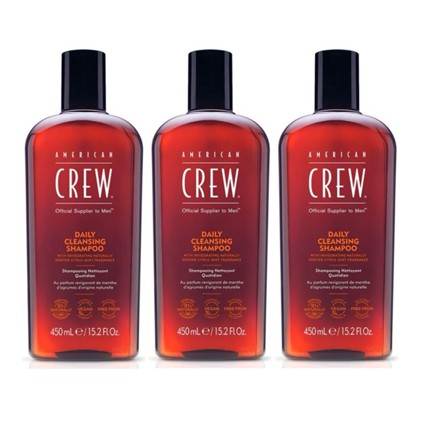 American Crew Daily Cleansing Shampoo, 15.2 oz ( Pack Of 3 )