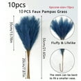 thumbnail image 2 of 10PCS Artificial Pampas Grass Decor – 21.65" Fluffy Bohemian Reed Stems for Wedding, Home, Vase Arrangement (Hypoallergenic, No Shedding), 2 of 5