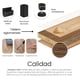 thumbnail image 3 of Raganet, Buró para Recámara con tación de Carga y Organización 3 Nivel, MDF con Textura Madera, Cajón para Organización, USB-C y USB-A, 60.5 x 40 x 30 cm, Café Obscuro, Paquete de 2 Unidad, 3 of 5