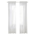 thumbnail image 1 of Window White Sheer Curtains 108 Inches Long 2 Panels Sheer White Curtains Clear Curtains Basic Rod Pocket Panel, 1 of 7