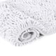 thumbnail image 1 of Injueey Alfombrilla de chenilla sin derramamiento con fuerte absorción de agua, alfombrilla de pie de baño de fibra de fácil limpieza Juegos de accesorios de baño Blanco 17*24 pulgadas, 1 of 6