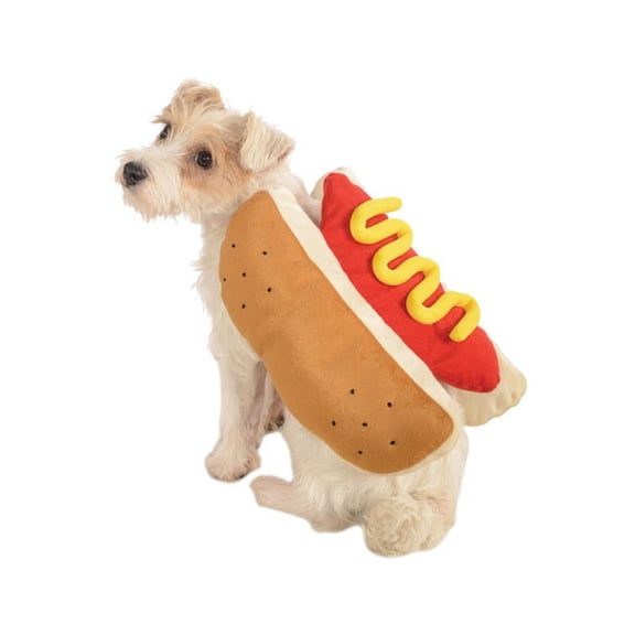 Hot Dog Cute Cat Pet Costume Clothes Puppy Outfit Mustard Cosplay Clothes Dogs Fancy Dress Halloween Party,L,Yellow