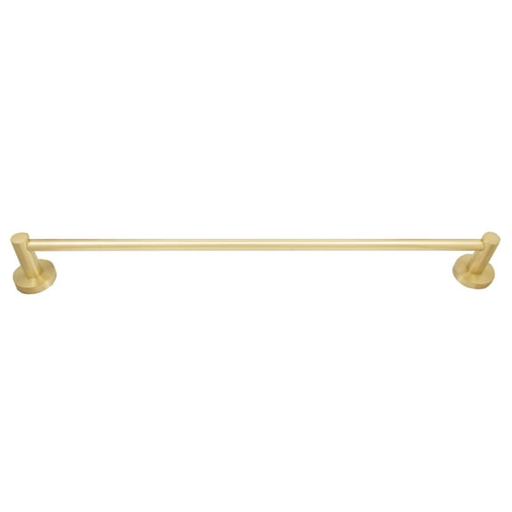 Zurich Towel Bar, 24 Inches, Satin Brass by Stone Harbor Hardware