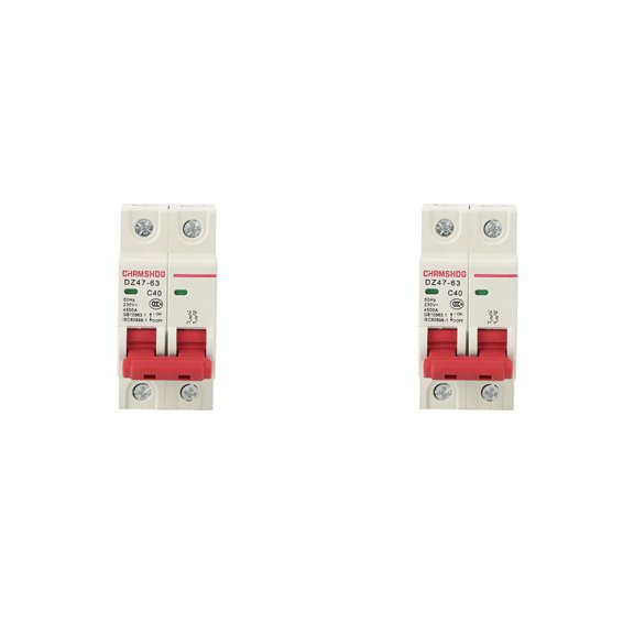 Interruptor de circuito Injueey 230V reemplazo de Control principal de energía 6A 2piezas