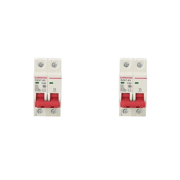 Interruptor de circuito Injueey 230V reemplazo de Control principal de energía 6A 2piezas