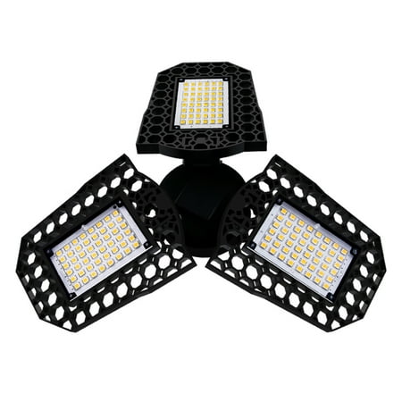 

40/60/80W LED Garage Light 3000K/6000K Deformation Folding Lamp High Bay Light Indoor for Garage Workshop