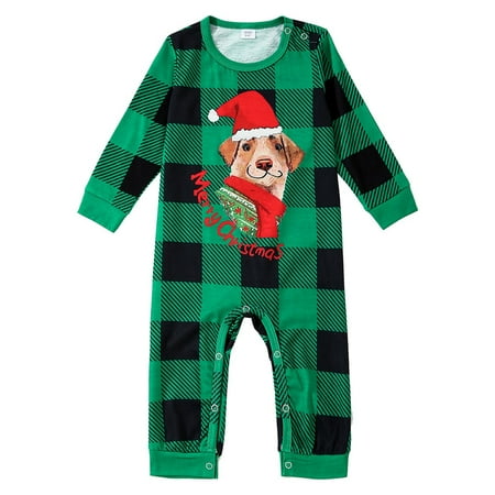 

iClosam Matching Family Pajamas Set Plaid Christmas Pajamas Sleepwear Dad Mom PJs