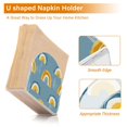 thumbnail image 5 of Yayeee Napkin Holder for Table Kitchen Paper Tissue Organization, Light Blue Rainbow, 5 of 8