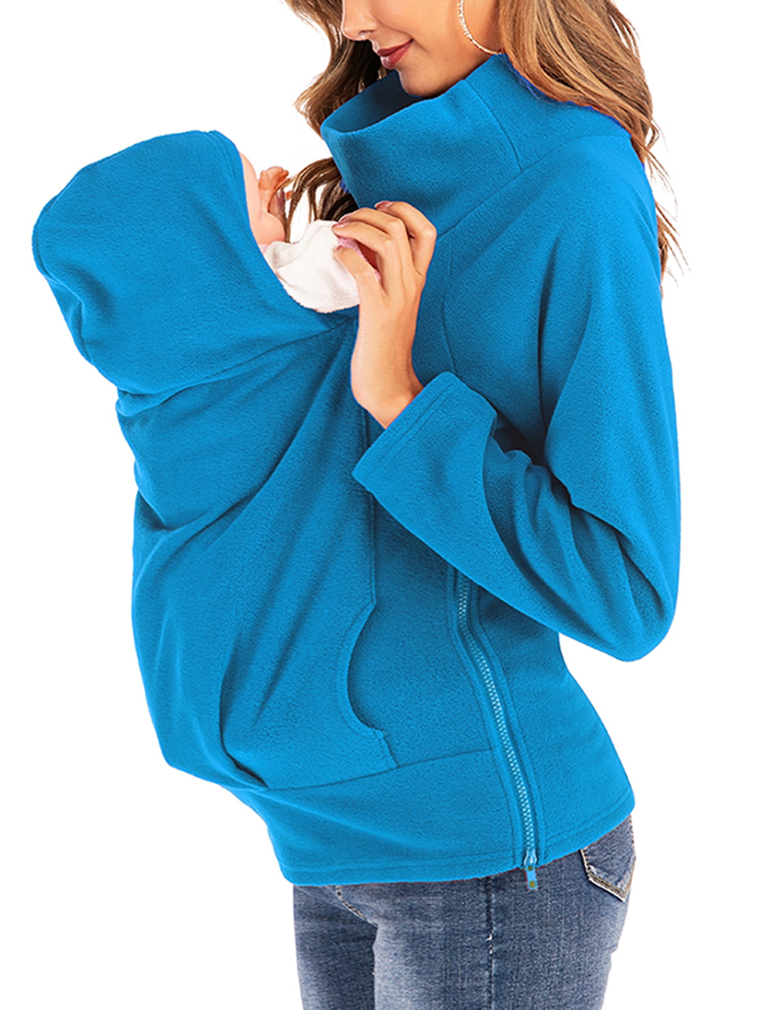 baby holder hoodie