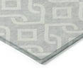 thumbnail image 4 of Addison Rugs Chantille Indoor/Outdoor Transitional Geometric Silver Washable Round Rug, 8' x 8', 4 of 6