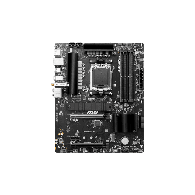 MSI PRO B650-S WIFI Socket AM5 DDR5 ATX Desktop Motherboard