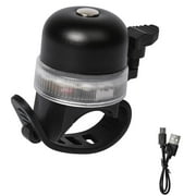 Wellsay Bicycle with Clear Loud Sound, 3 Light Modes, Type-C Charging, Adjustable Handlebar Mount with Rubber Belt, Suitable for and Adults