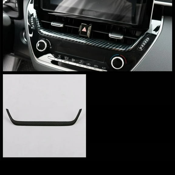 Automotive Grade Carbon Fiber Dashboard Air Vent Cover For Toyota For Corolla 2019 2024 Long Lasting Performance