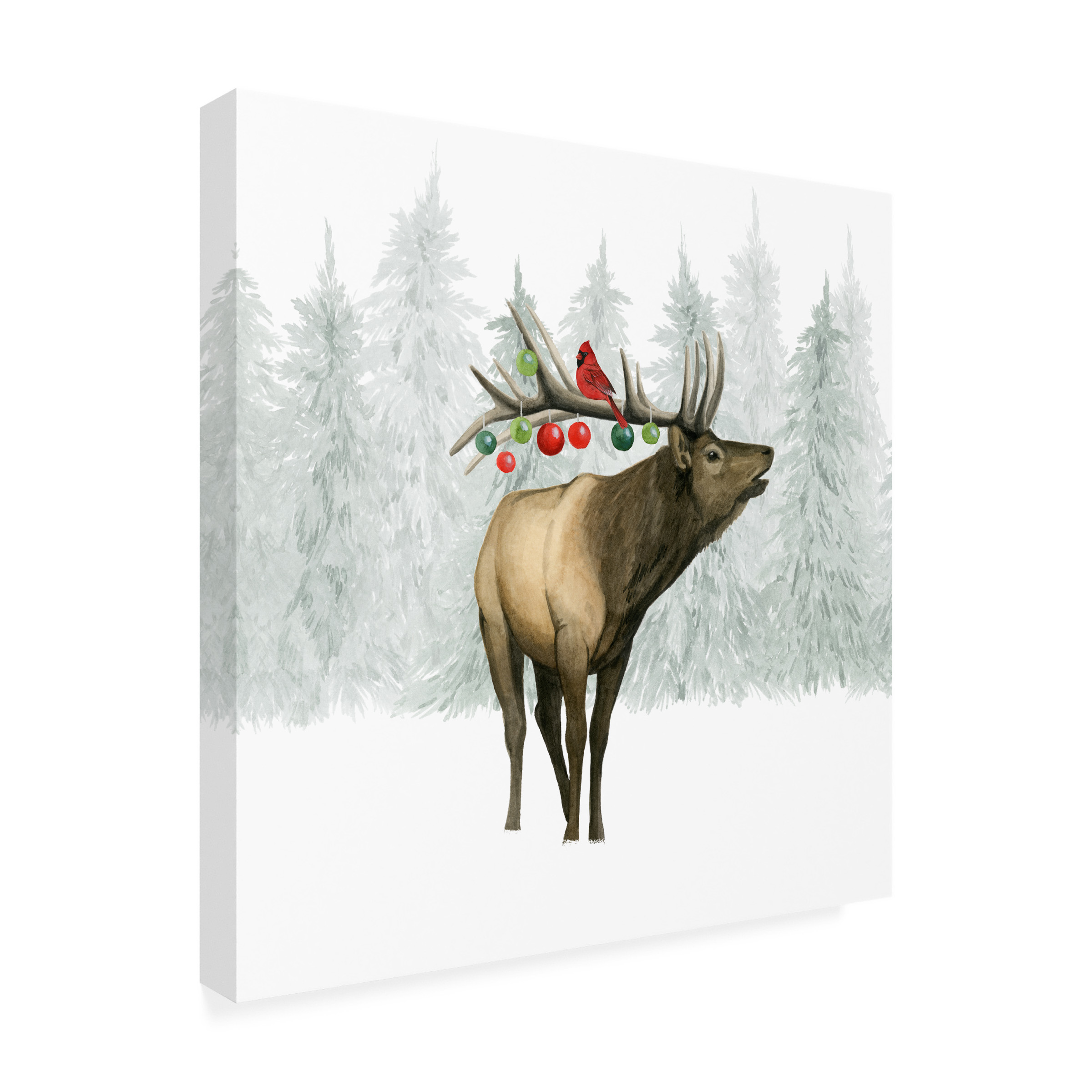 Grace Popp 'Festive Forest II' Canvas Art